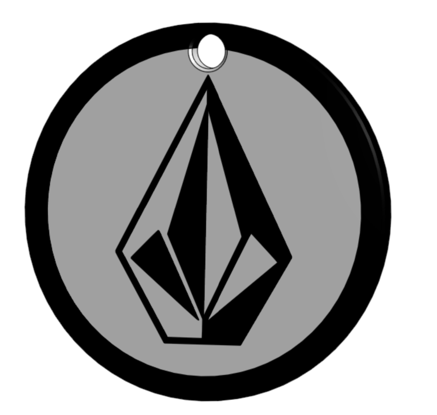 Volcom stone keychain