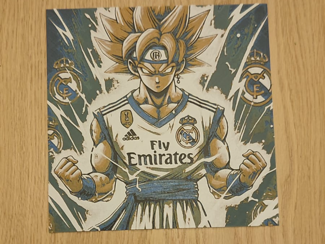 Hueforge Dragon Ball Z Real Madrid