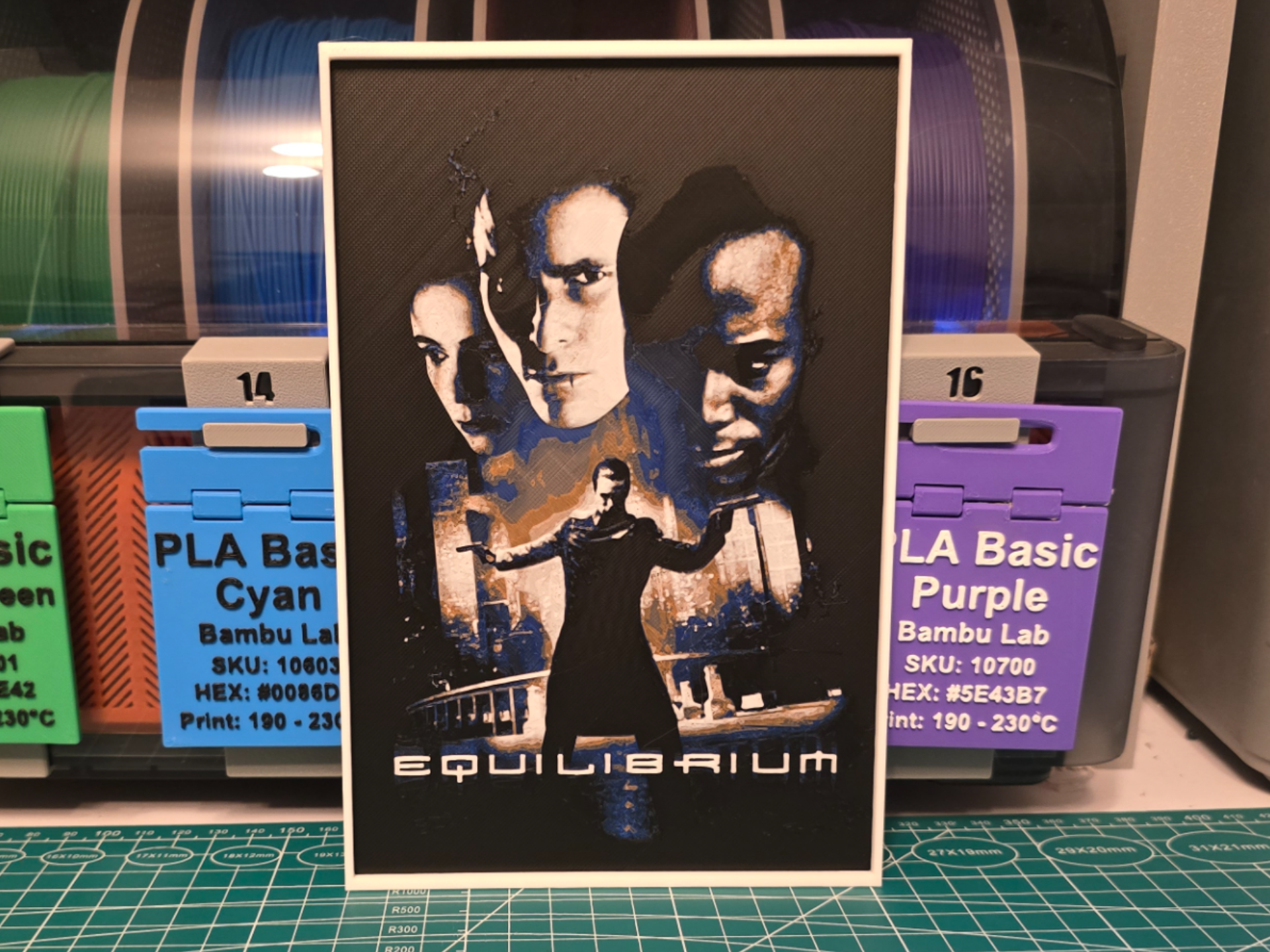 Equilibrium Movie Poster - Hueforge Art