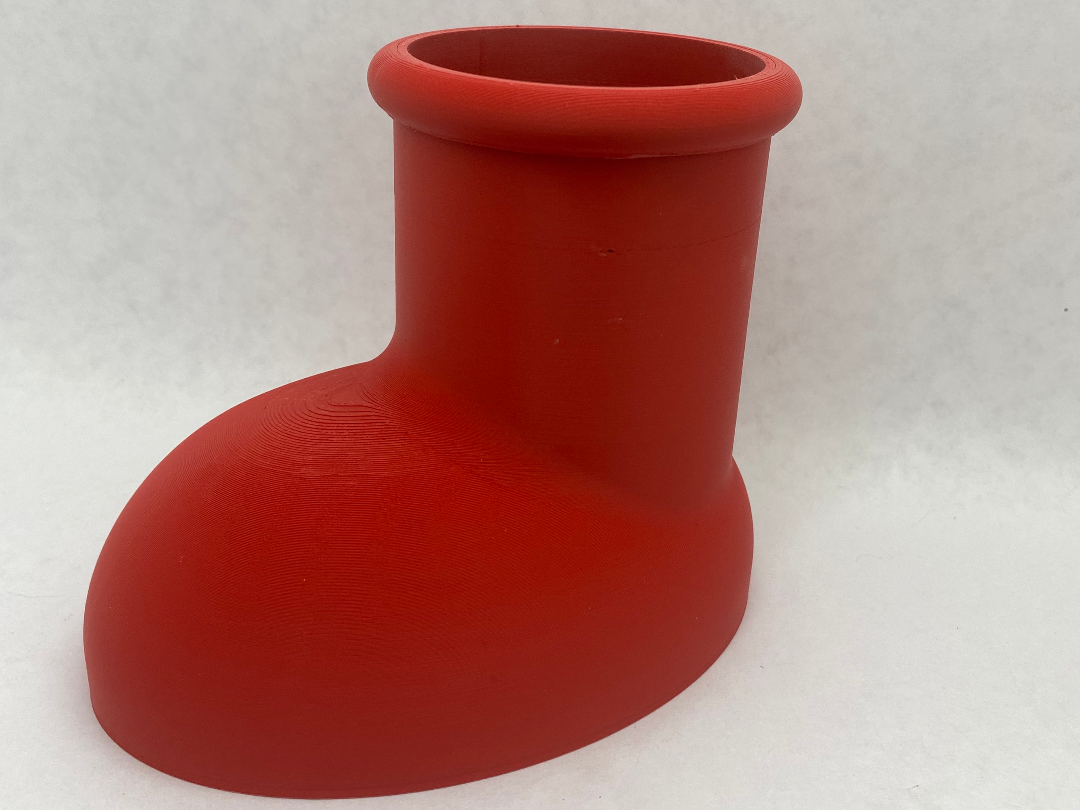 Red Boot Vase