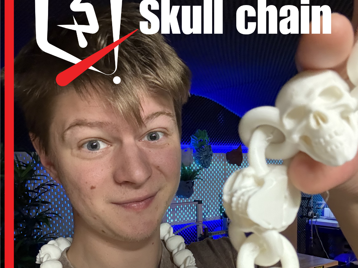 Skull chain suportless