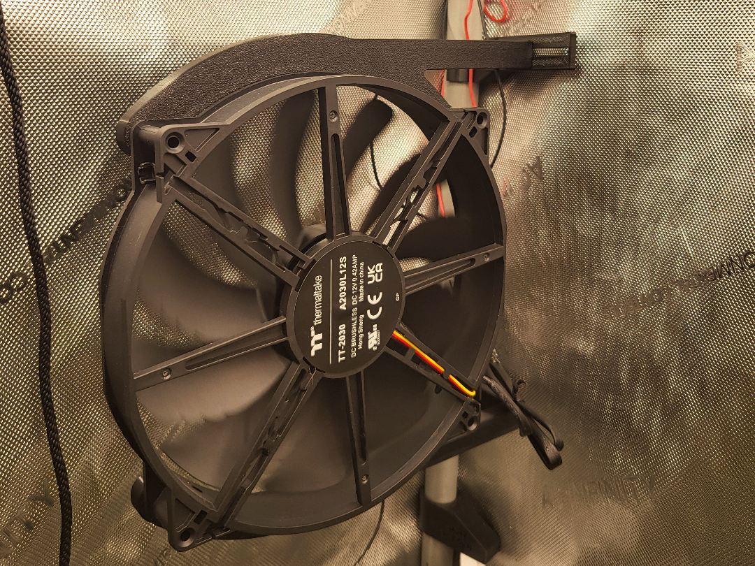 200mm fan mount | grow tent 16,18,22mm poles