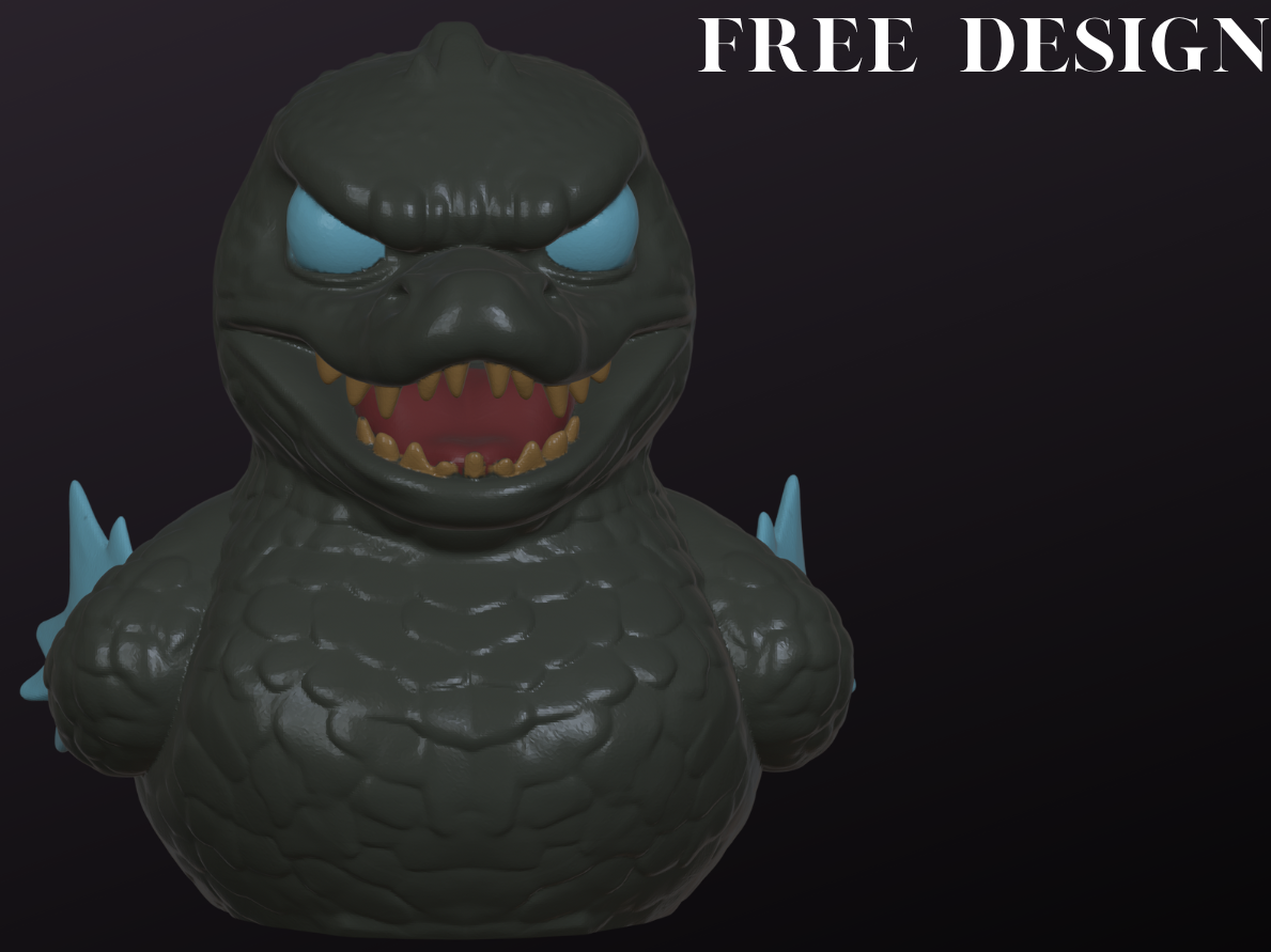 GODZILLA RUBBER DUCK