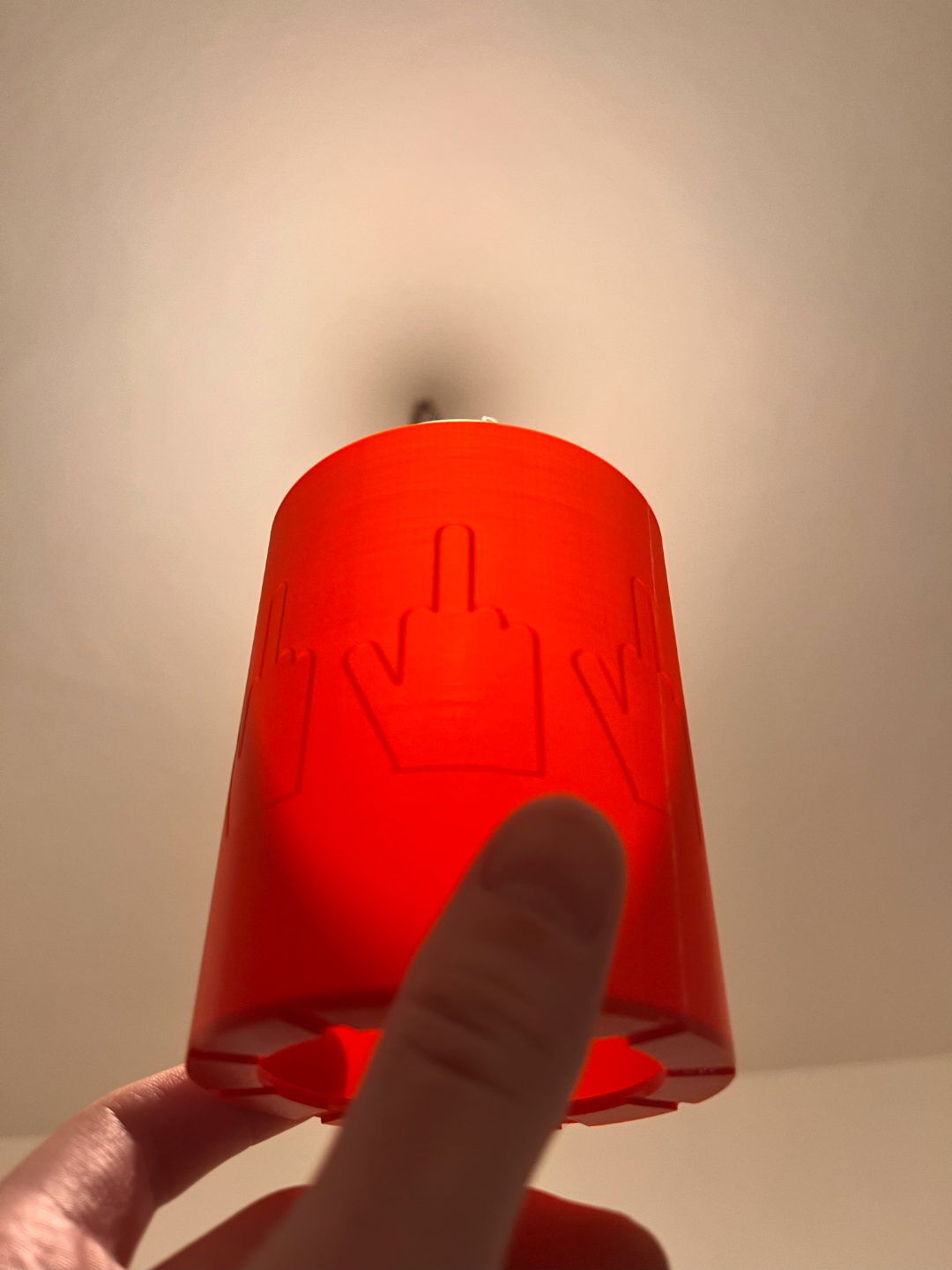 Candle Cover Fuck You
