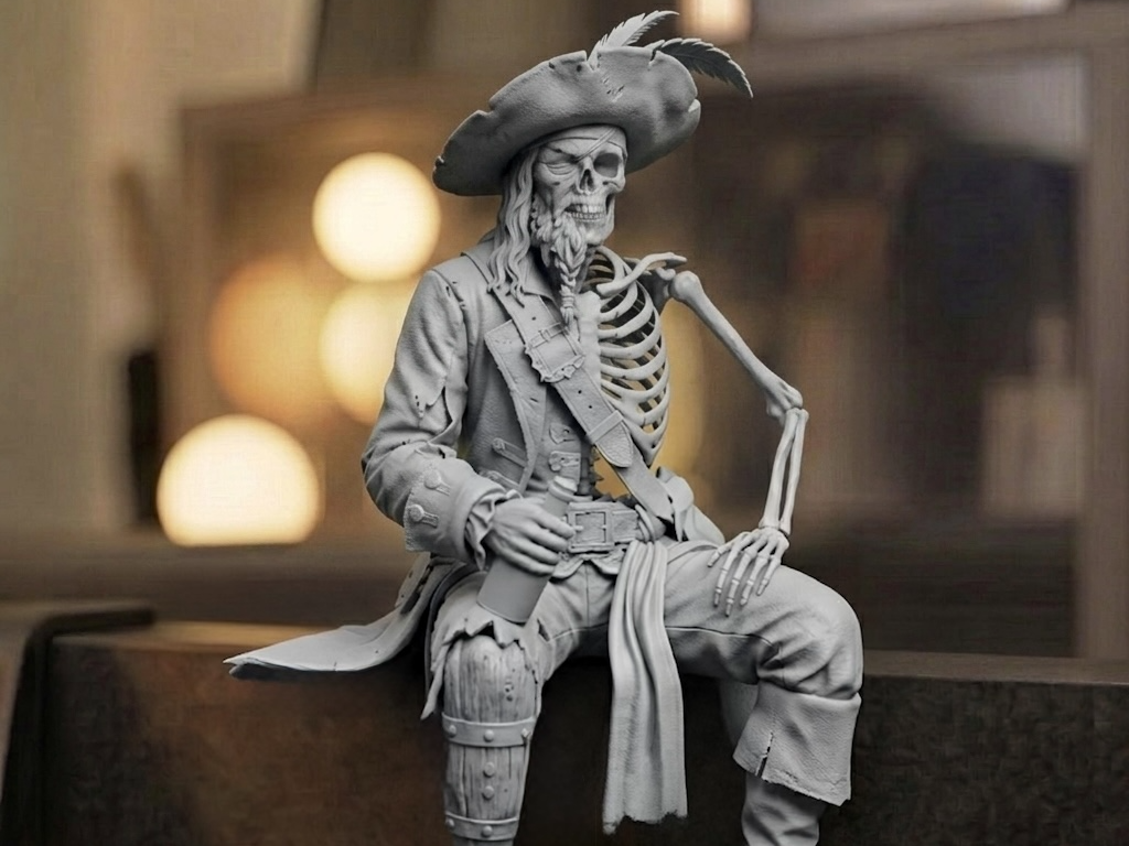 Dead Man Tell No Tales Pirate Ledge Sitter