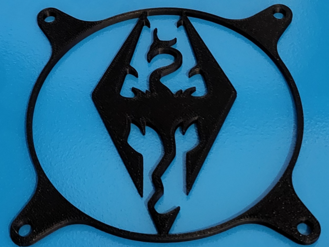 Skyrim 120mm PC Fan Cover