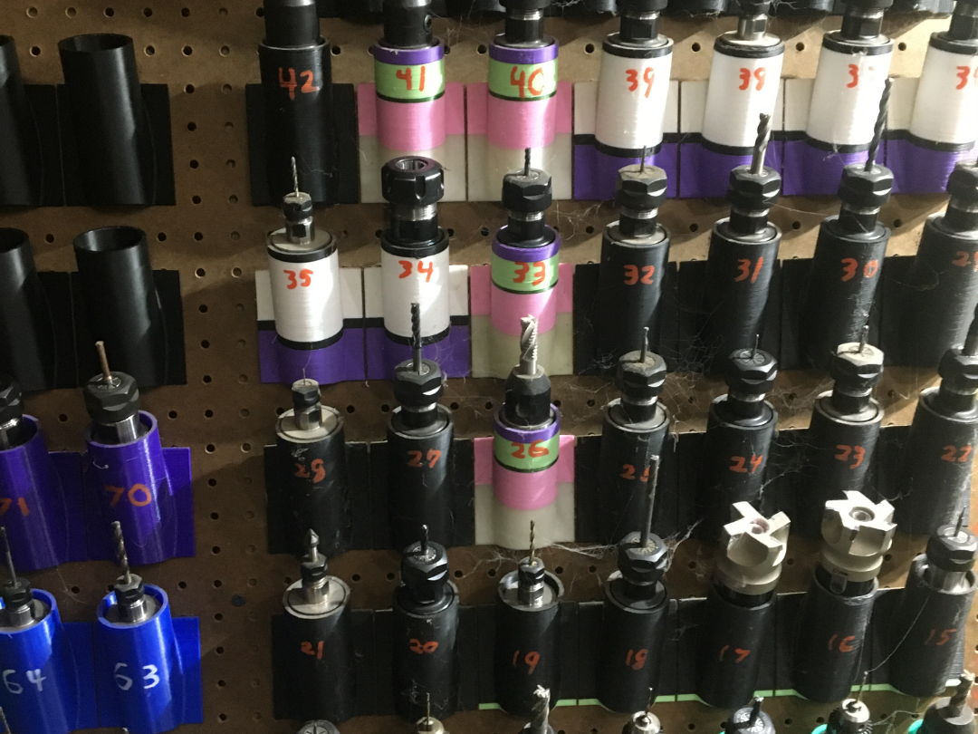 peg board tts holder