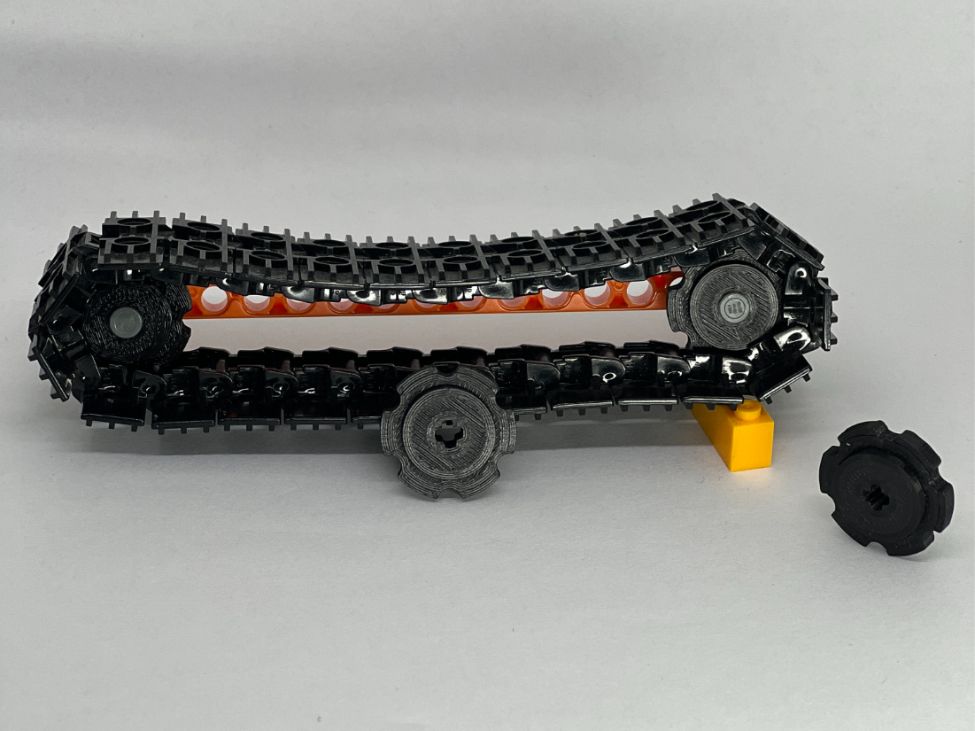Brick technic mini sprocket for tracks