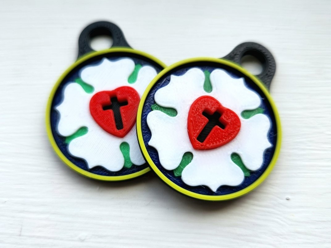 Luther Rose Keychain