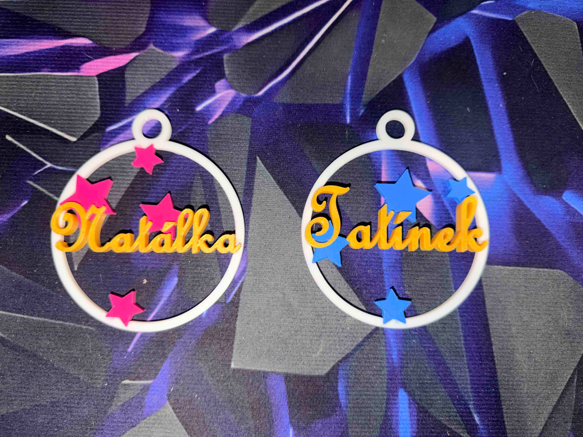 Christmas ornament with a name