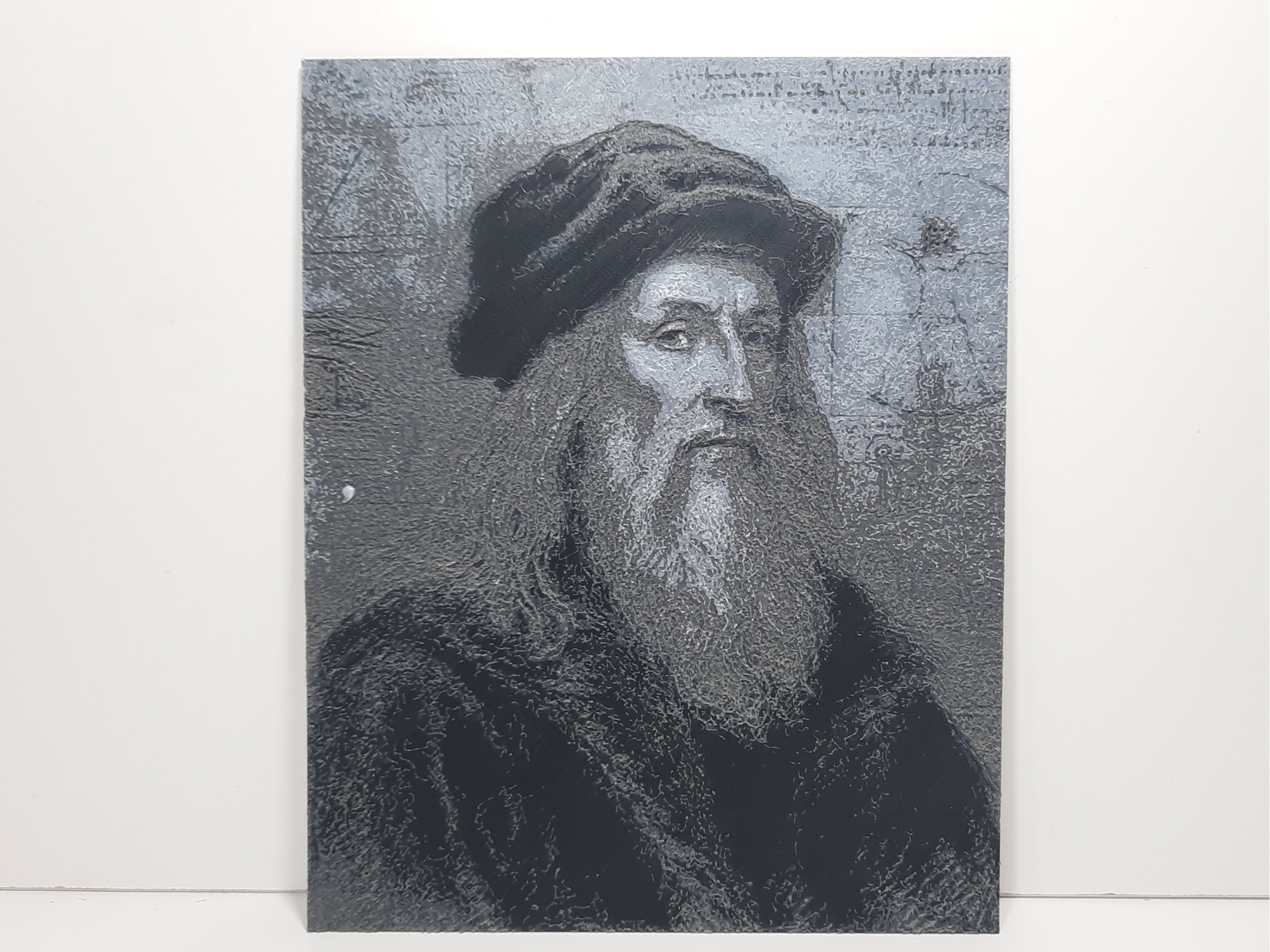 Leonardo da Vinci Hueforge Portrait - V1