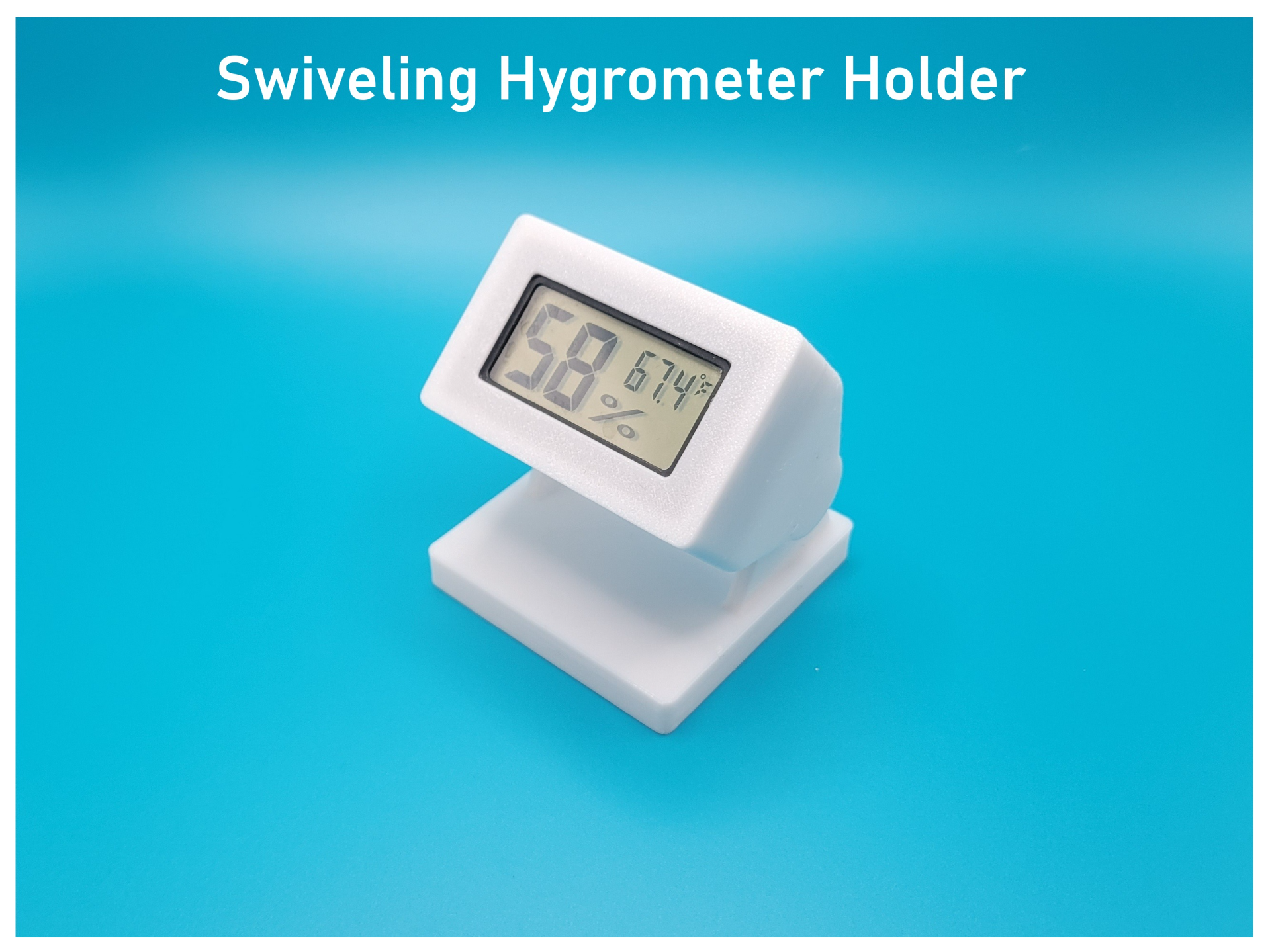 Swiveling Hygrometer Holder