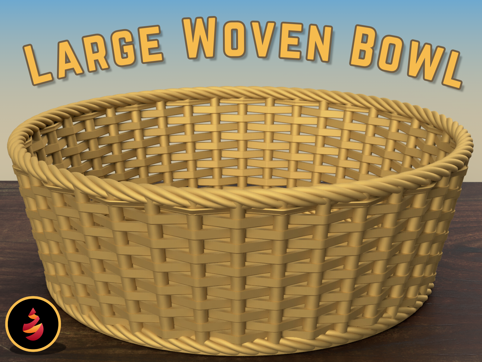 Large Woven Bowl