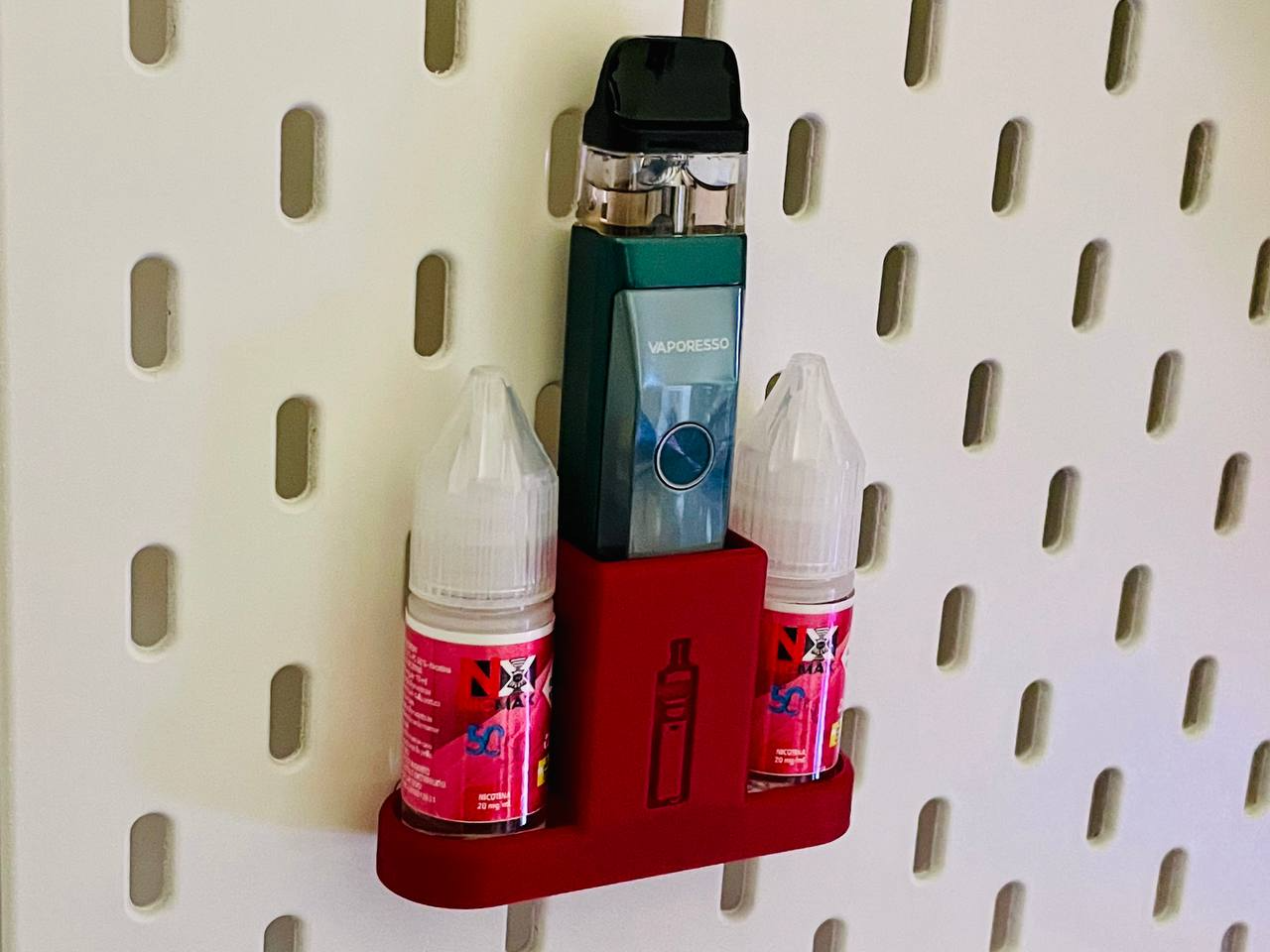 Ikea Skadis Ecig + liquids holder