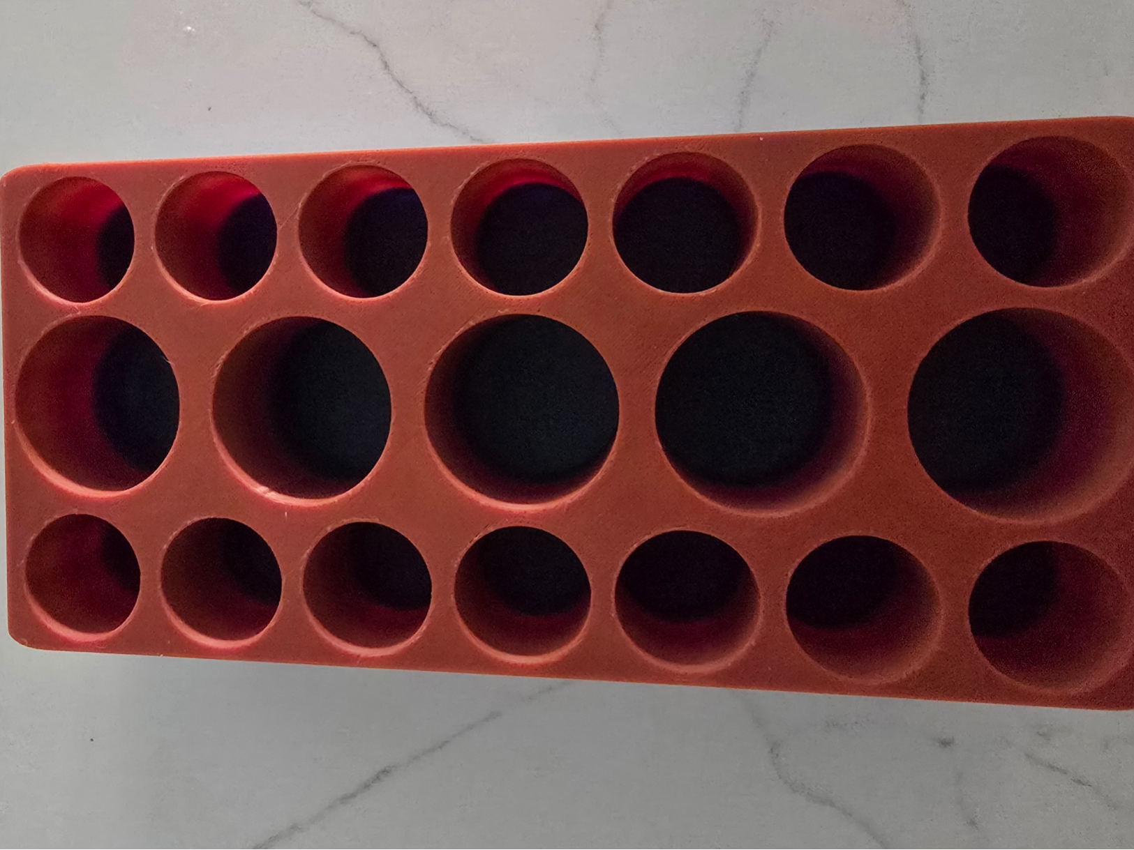 Vial and pen holder