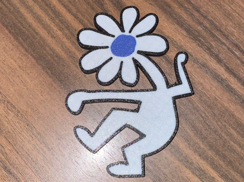Keith Haring Flower Magnet