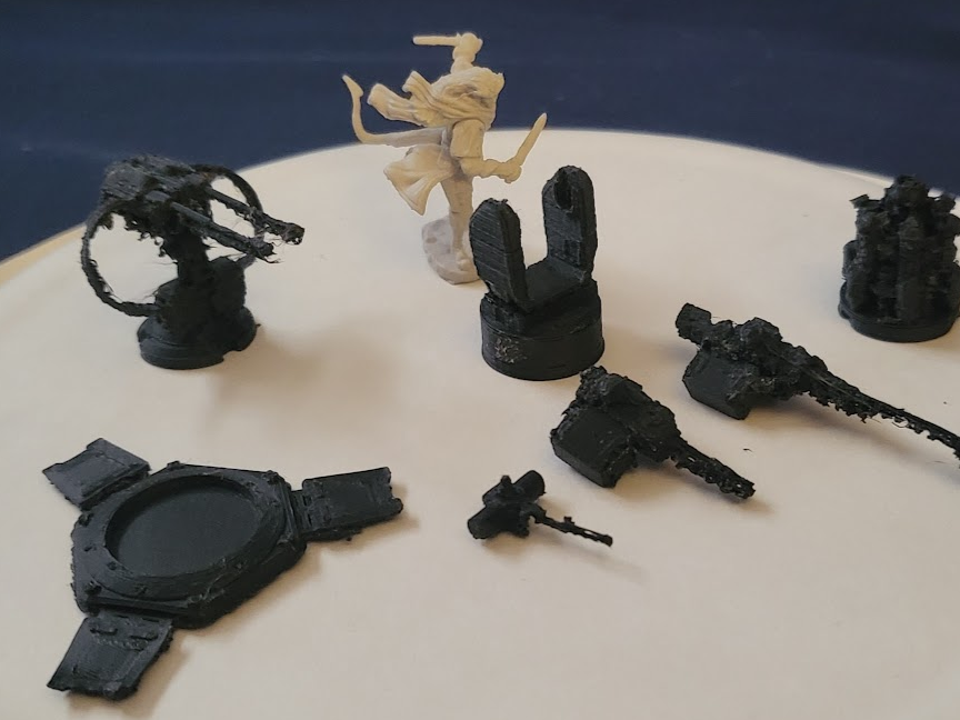 Helldivers 2 Sentries + HMG + Shield Gen posable