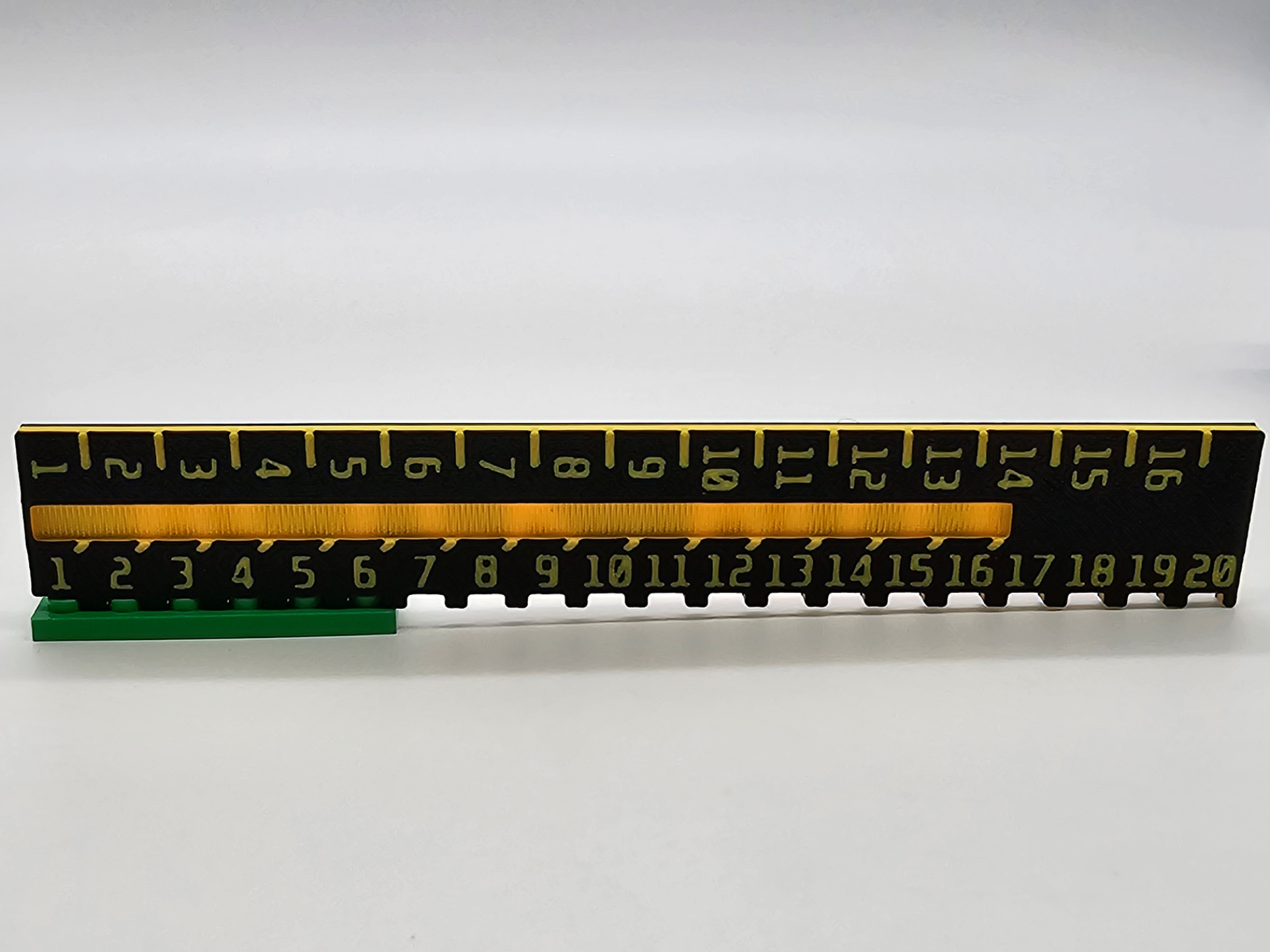Brick Ruler for 8mm brick systems