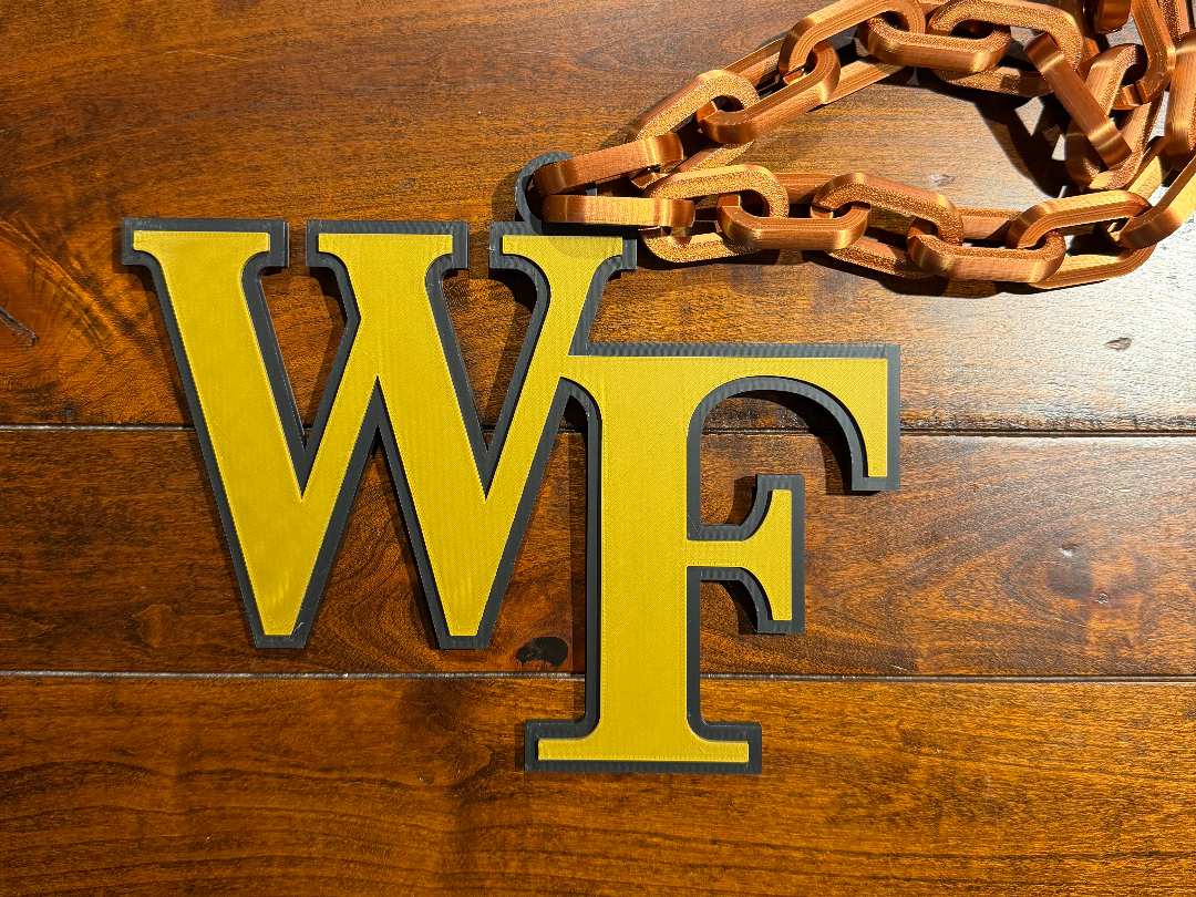 Wake Forest Oversized Necklace Logo