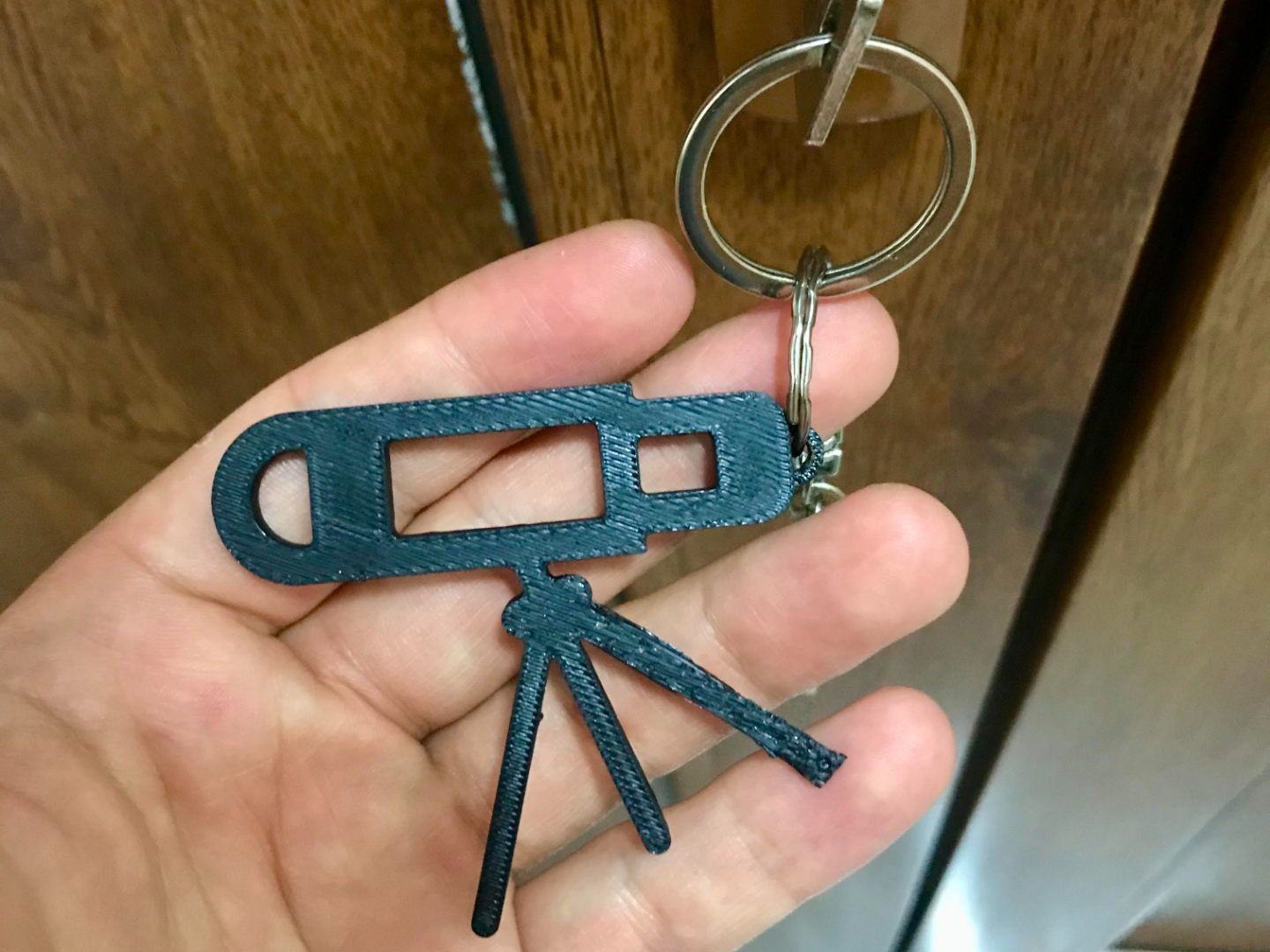 Telescope Emoji Keychain