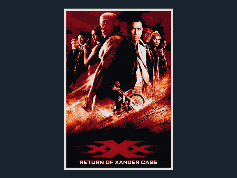 xXx: Return of Xander Cage (HueForge)