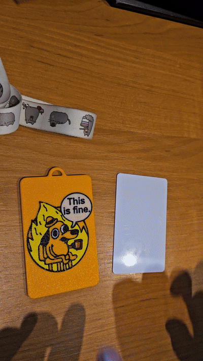 RFID card case office access card this is fine