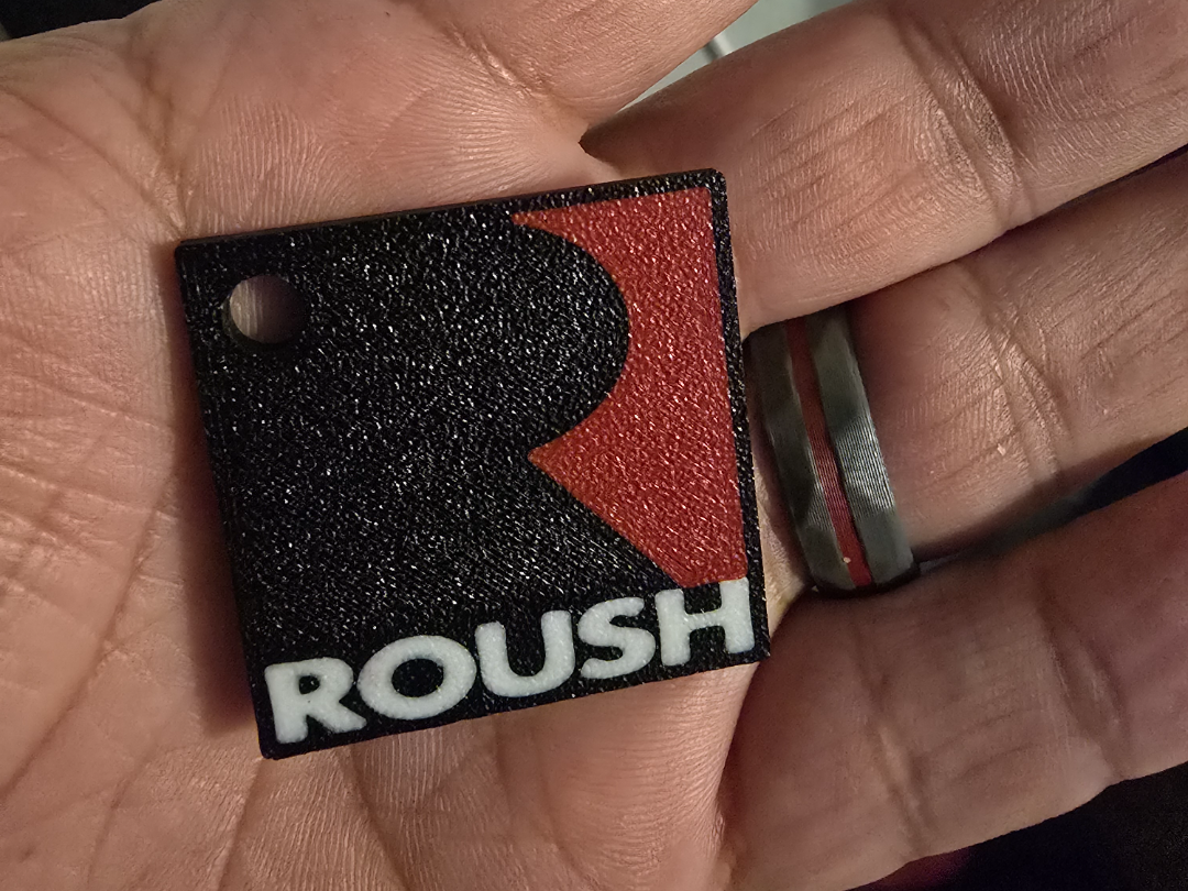 Roush Logo Keychain