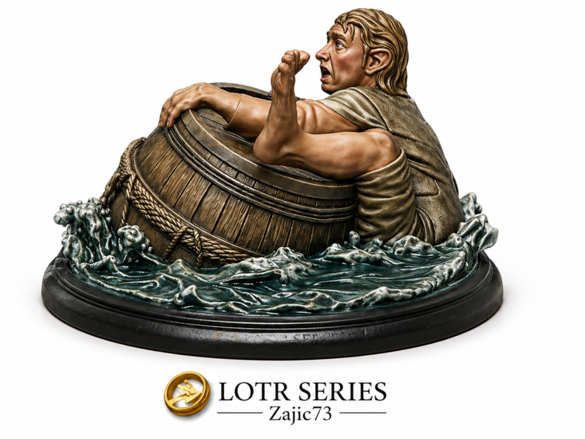BILBO BAGGINS BARREL RIDER(Lord of The Rings-LOTR)