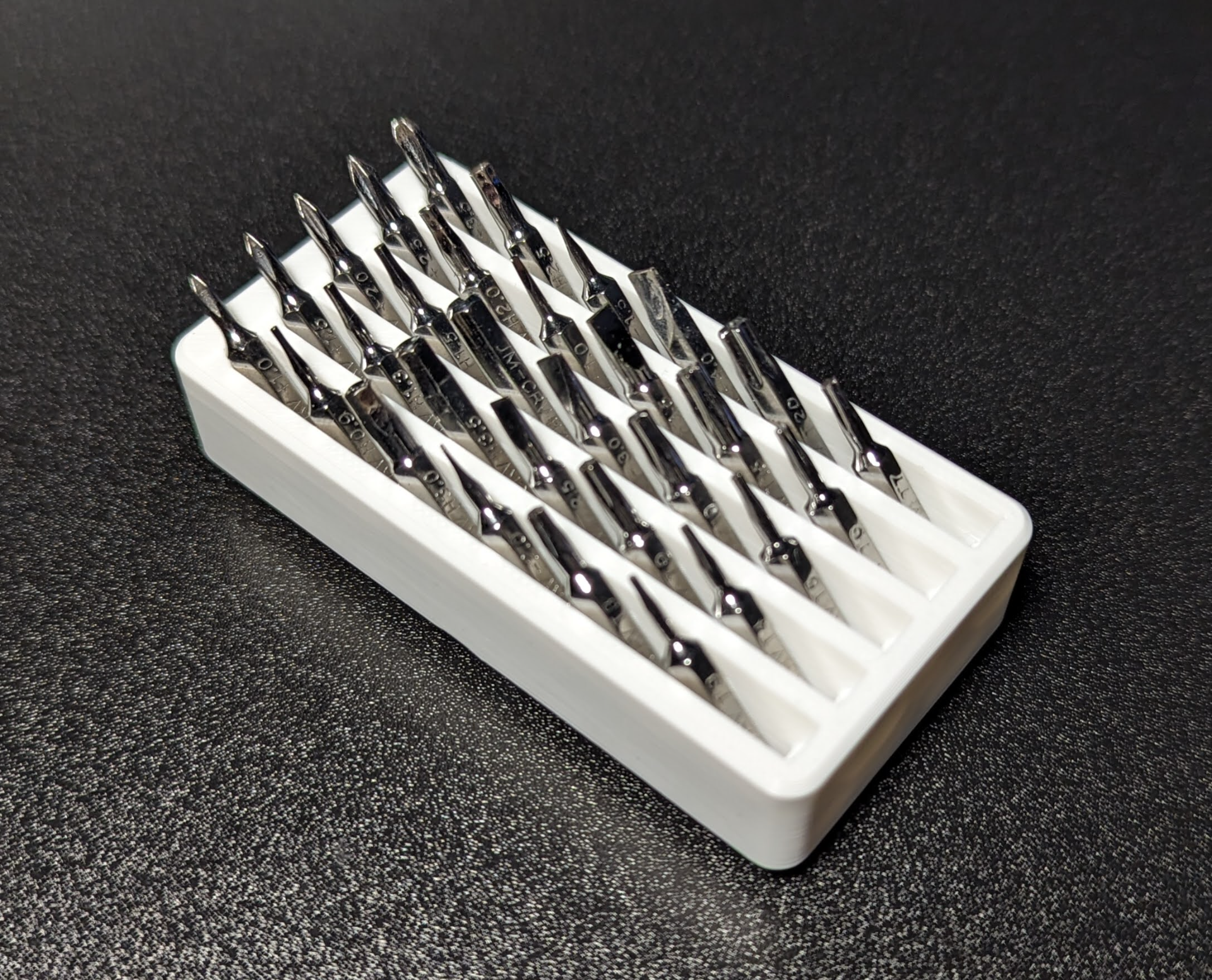 Gridfinity 4mm Compact Bit Holder