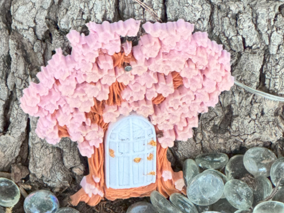 Cherry Blossom Tree Fairy Door