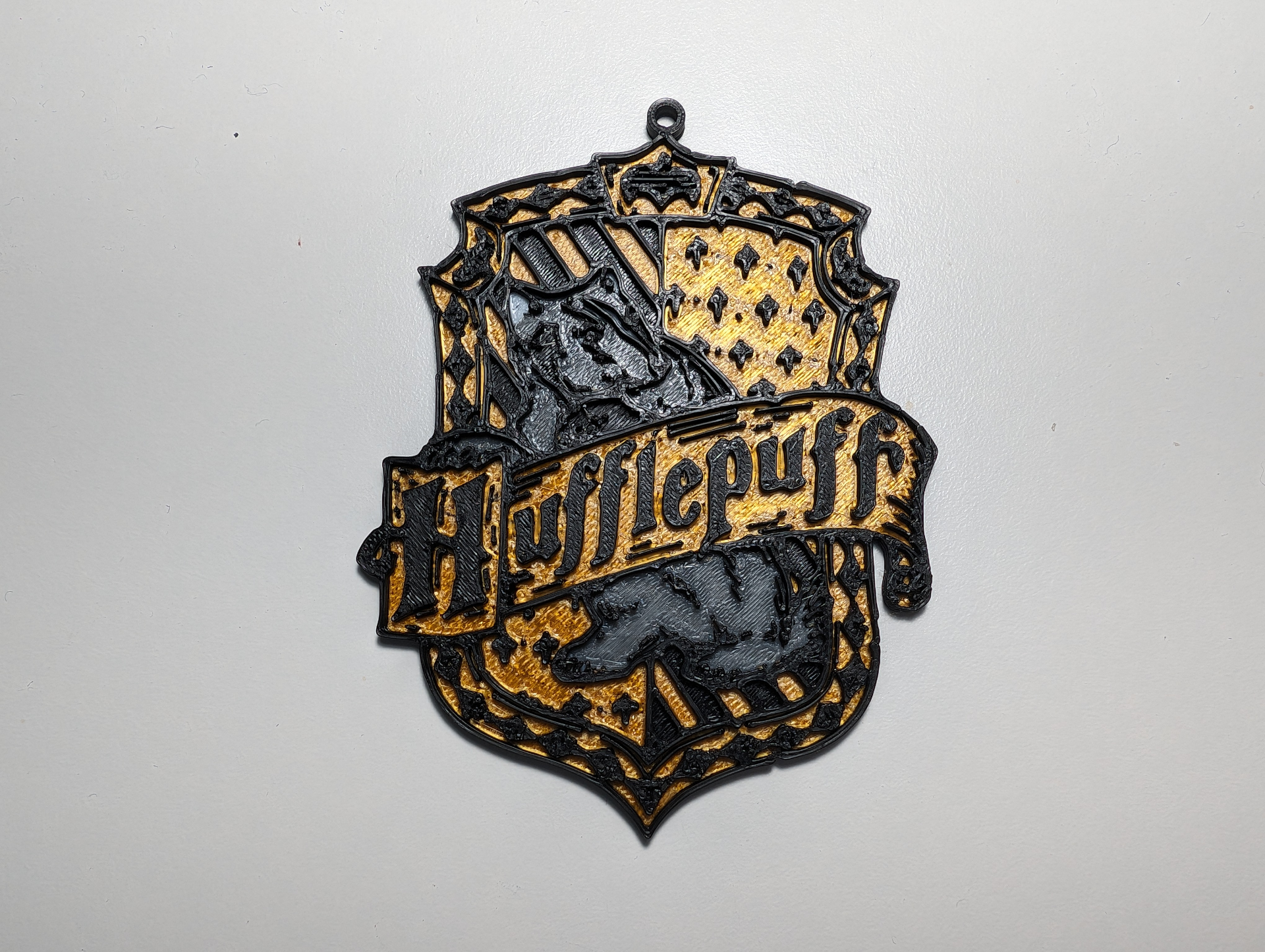 Hufflepuff Harry Potter ornaments / pendants