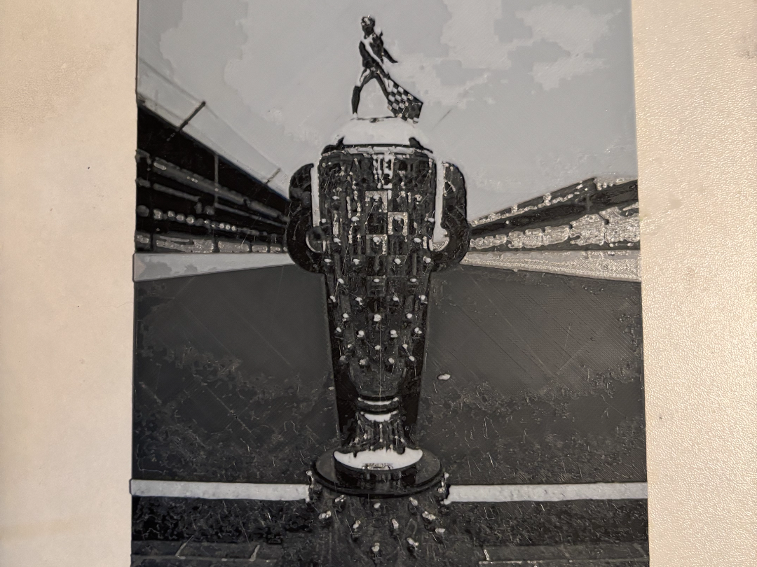 Borg Warner Trophy Indianapolis IMS Hueforge