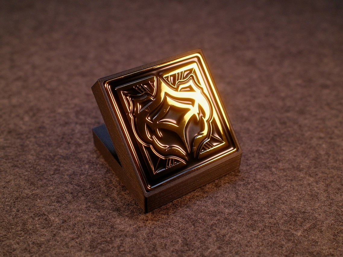 Warframe True Master Emblem Pin Holder