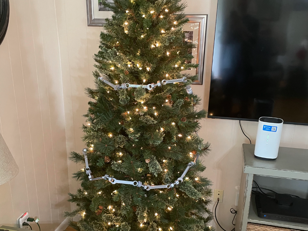 Mechanic's Christmas Tree Garland
