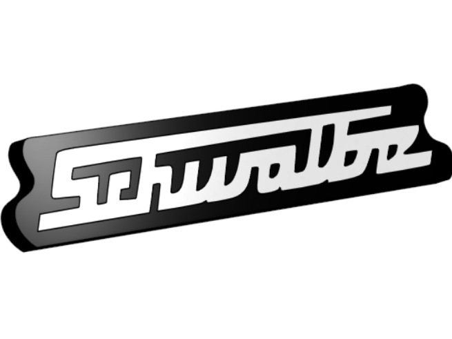 Simson Schwalbe Aufsteller Schriftzug Logo