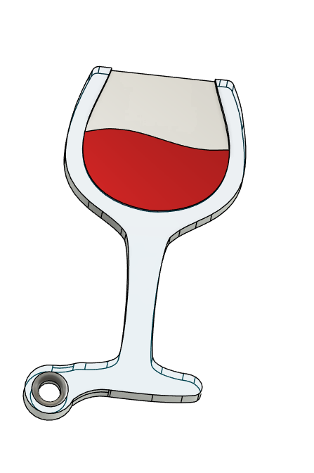 Vine keychain