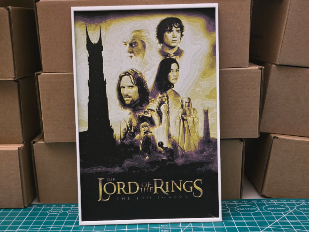Lord of the Rings The Two Towers - Hueforge Art