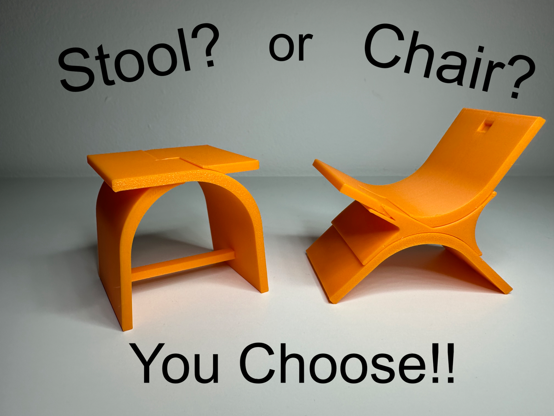 Mini Portable Interlocking StoolChair