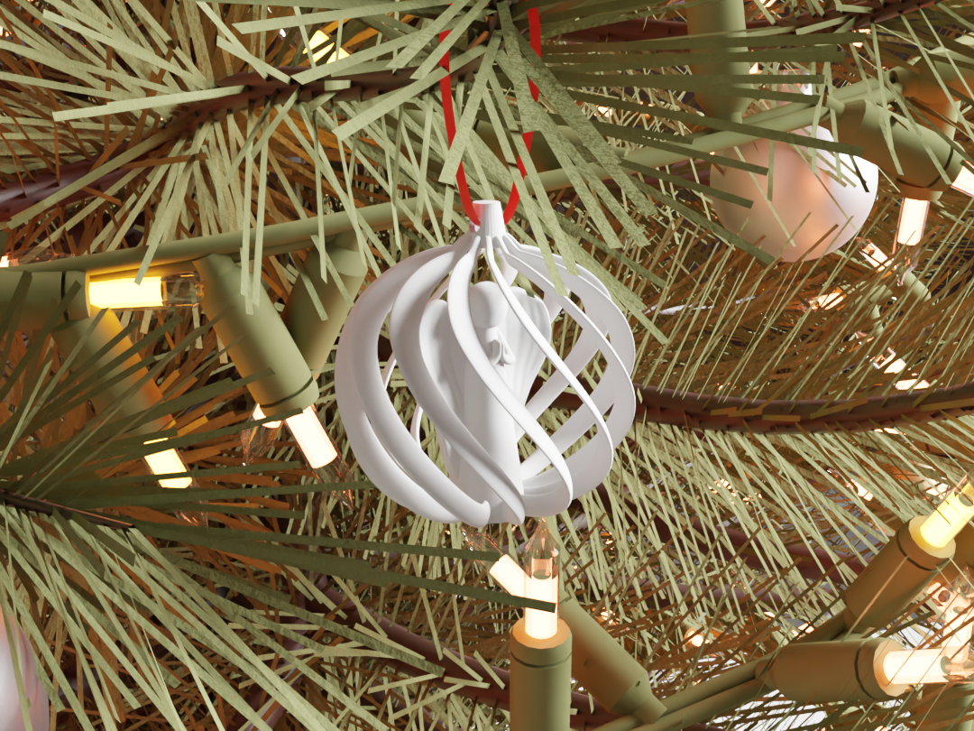 Christmas tree Angel ornament