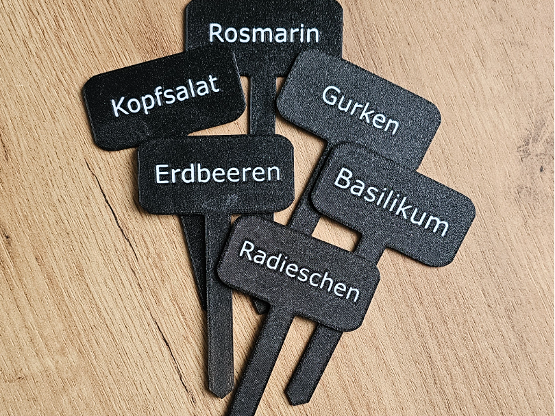 Garten Beschriftung ( Deutsch )
