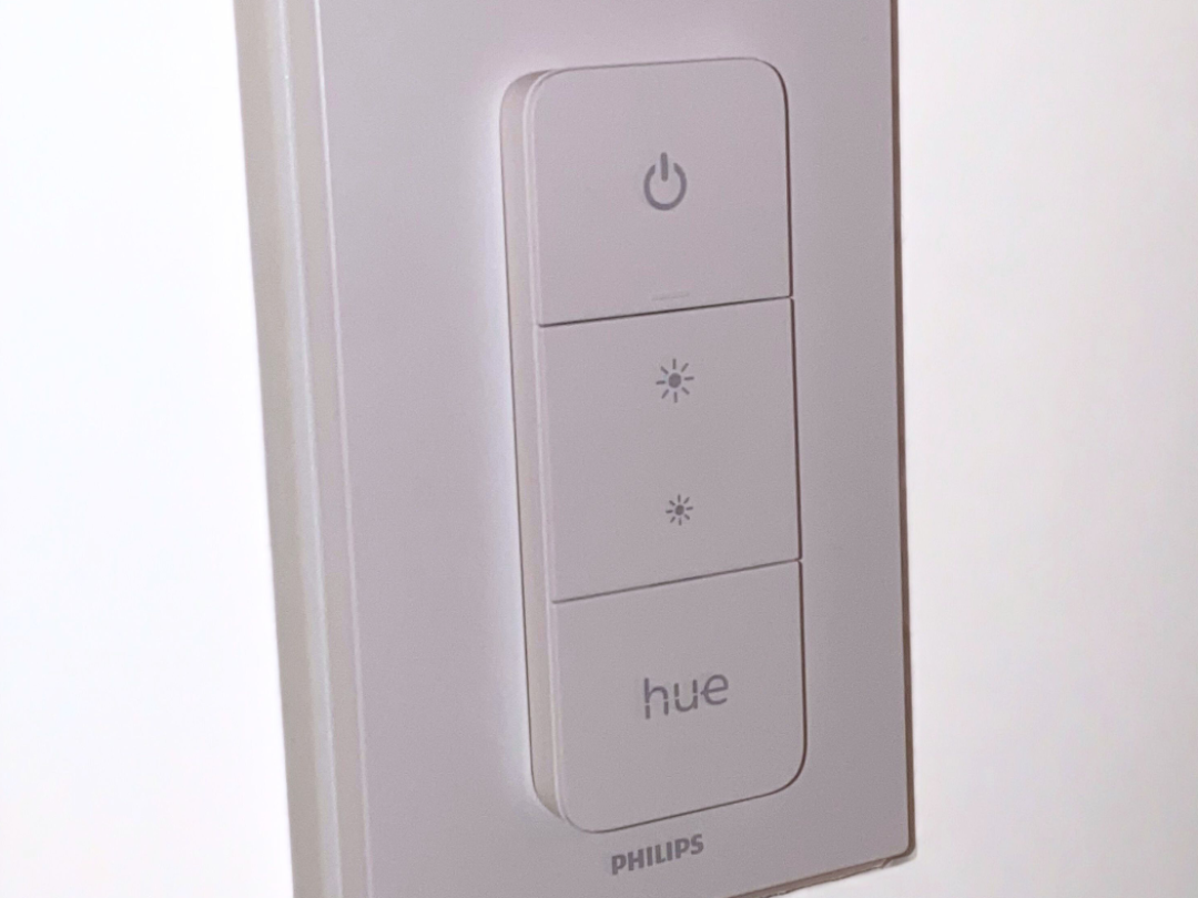 Renter friendly Hue Dimmer v2 Cover for GIRA 55