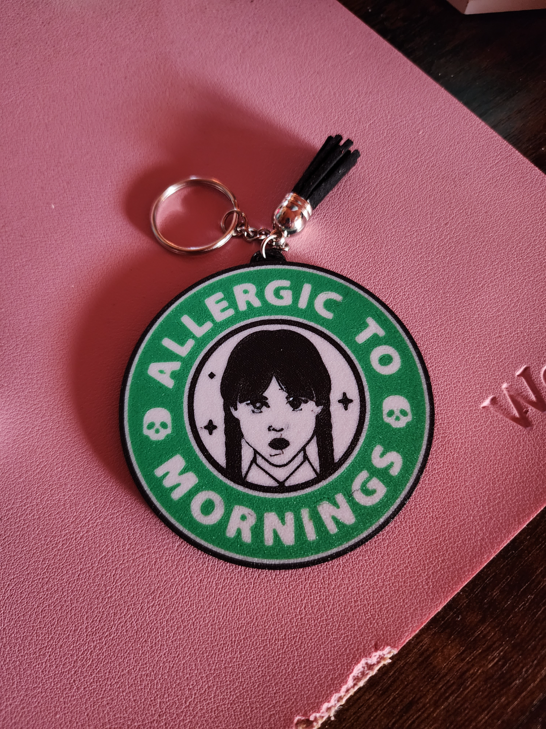 Wednesday Keychain