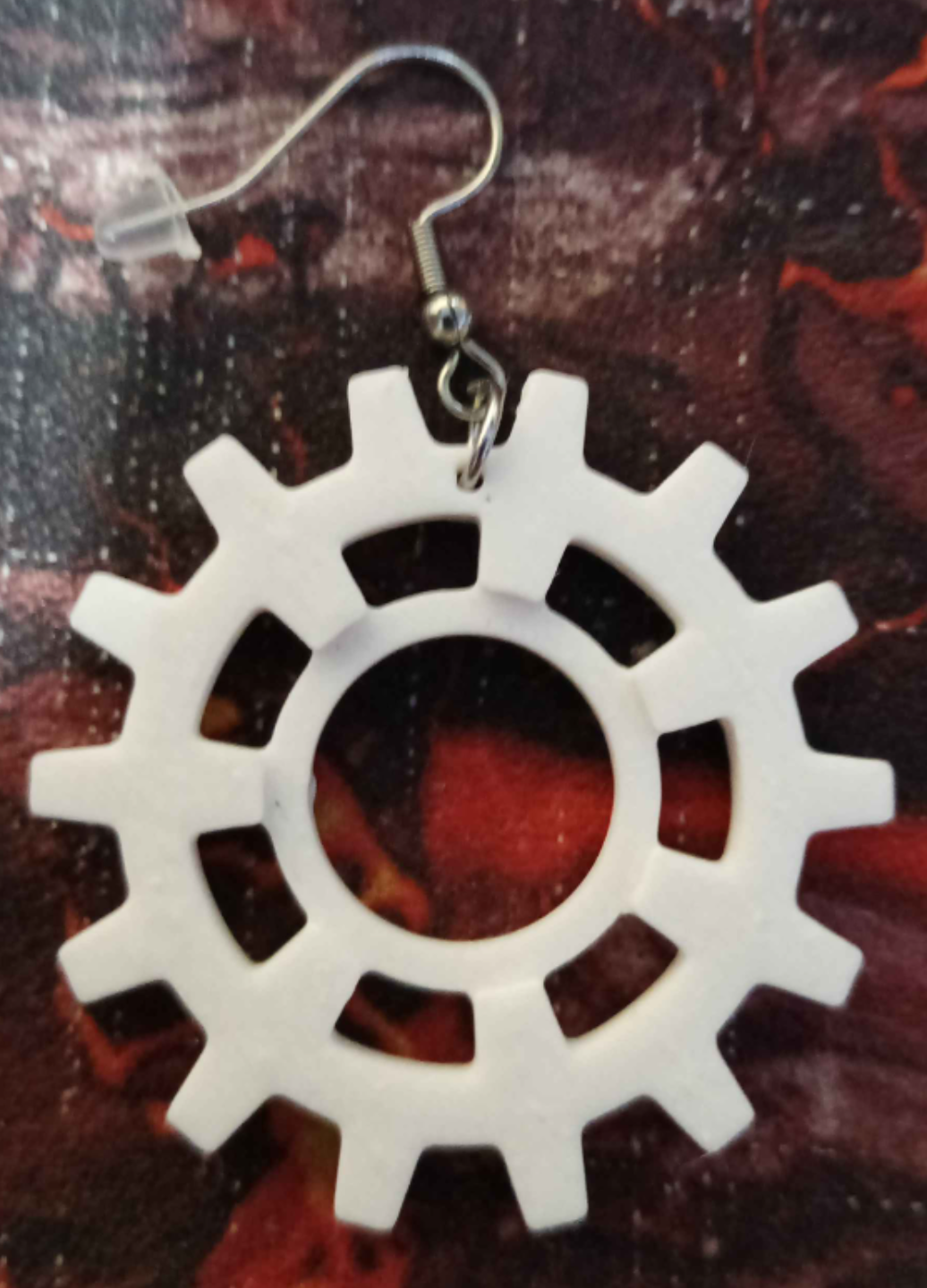 Gear Cog Earring