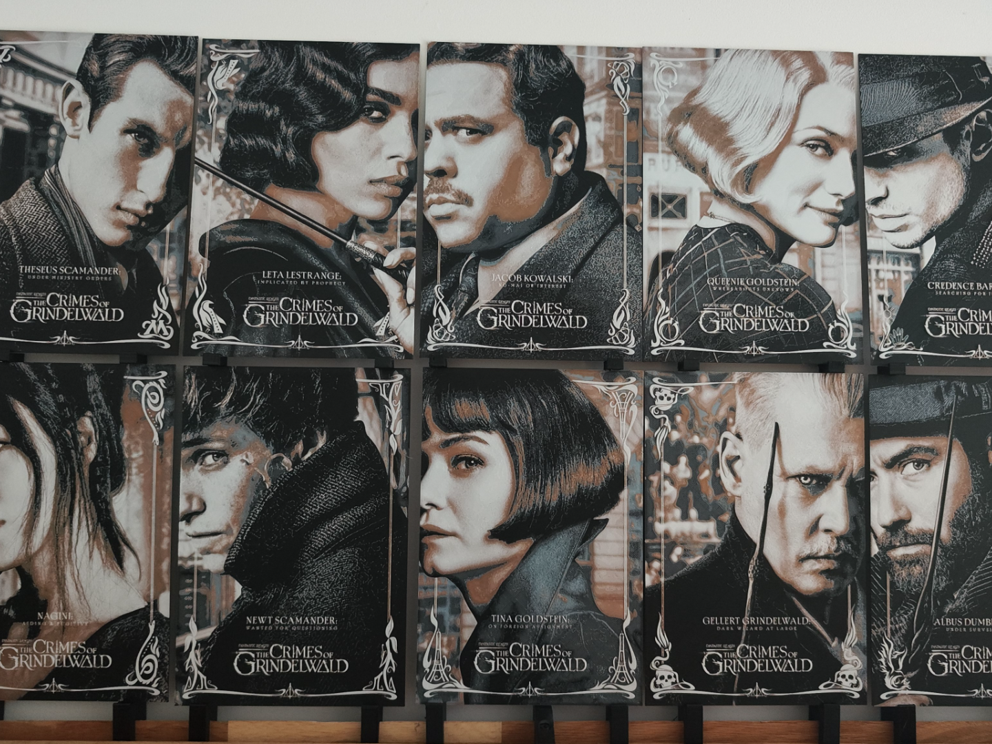 Poster set Fantastic beasts Crimes of Grindelwald