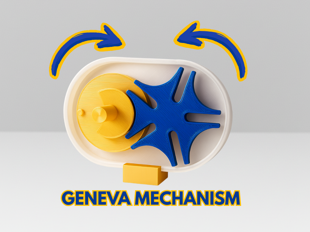 GENEVA GEARS MECHANISM - MECHANICAL TOY for HOME