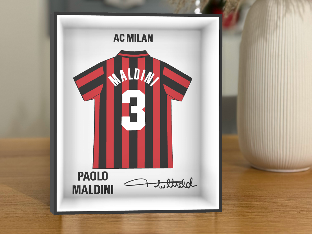 Cornice Maglia Paolo Maldini Milan