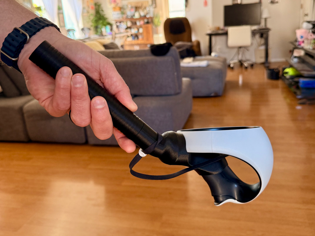 PSVR2 Golf Club for right controller. Slip Fit