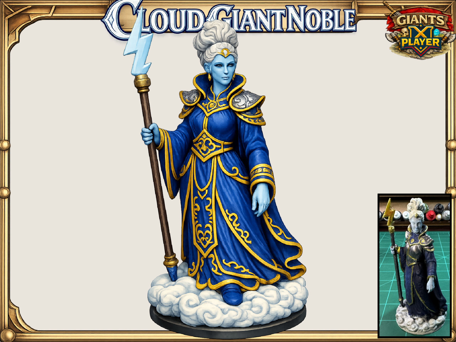 Cloud Giant Noble: DnD D&D Pathfinder Mini
