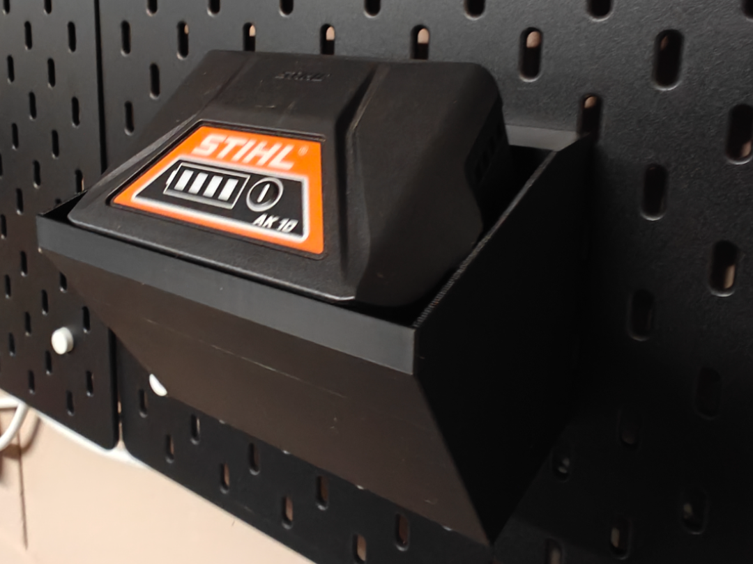 Ikea SKADIS Stihl battery holder AK10 AK20 AK30