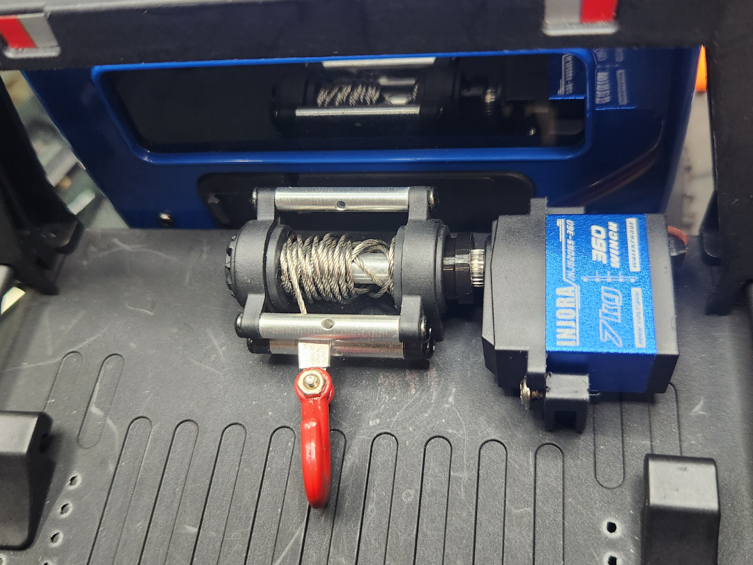 Arktos 6x6 Injora 7kg Winch upgrade coupler